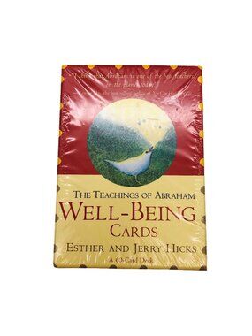 Vtg The Teachings of Abraham Well-Being Cards Esther Jerry Hicks New Sealed 2004
